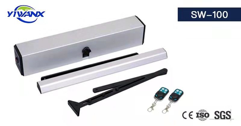 Abridor automático de porta de balanço duplo Abridor automático linear de porta de braço duplo Abridor de porta dobrável