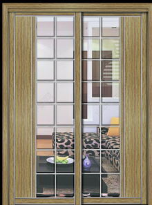 Custom Prehung Interior 60x80 Automático swing Portas estilo vitoriano porta kfc