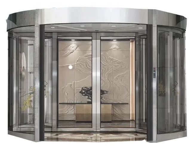 550 W Potência do motor Tecnologia avançada AR-200 Porta giratória automática personalizada