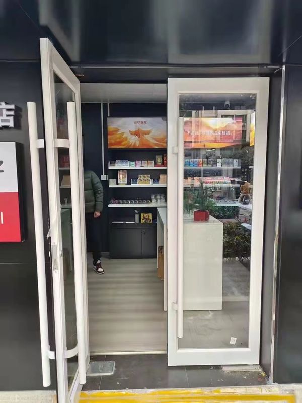 Porta giratória automática de 36 polegadas
