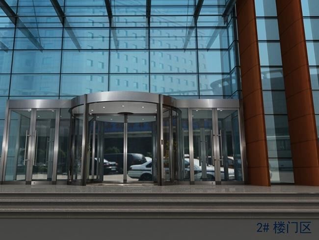 Transforme a sua entrada com a nossa porta giratória automática