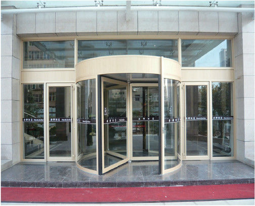 Porta giratória de vidro de novo design para Hotel Aeroporto Shopping Mall Hospital